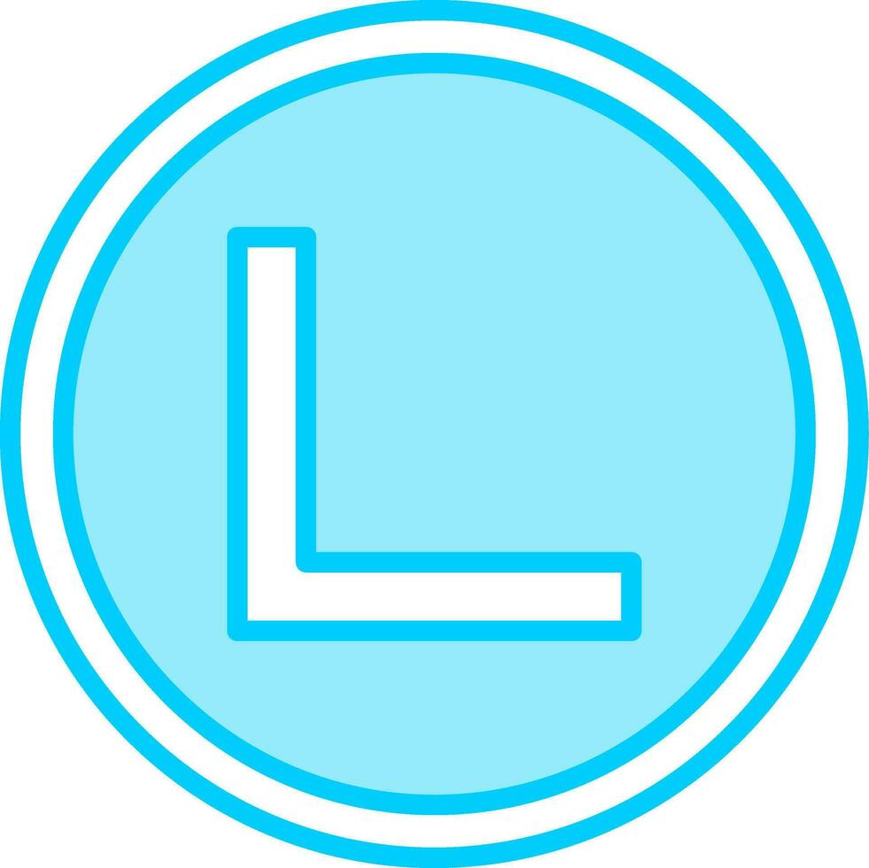 Right Angle Vector Icon