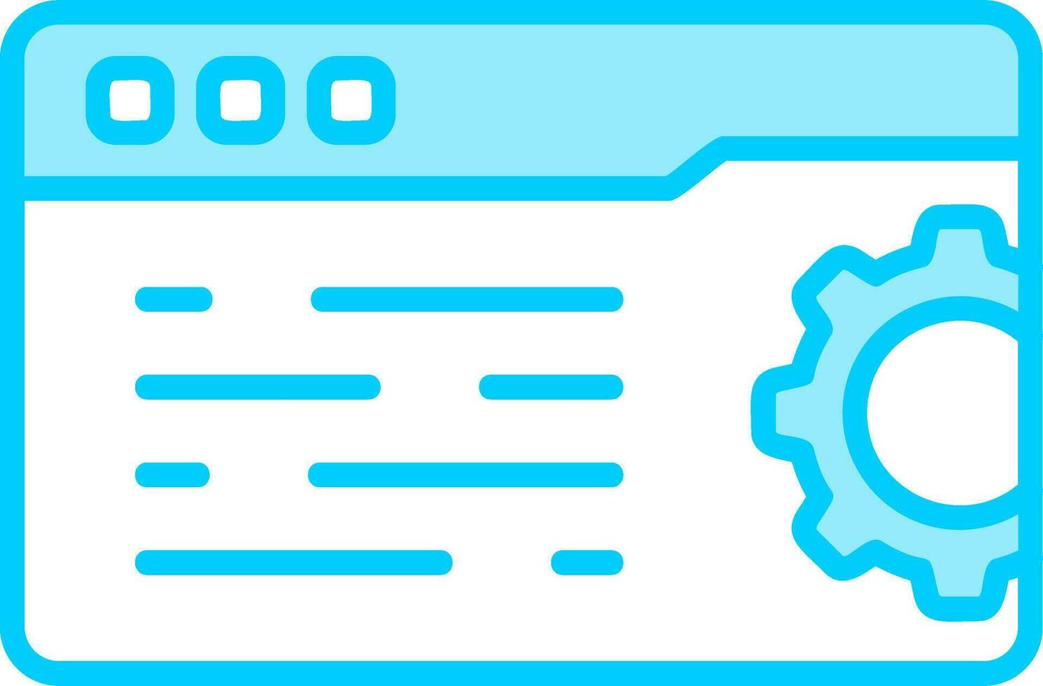 Web Settings Vector Icon