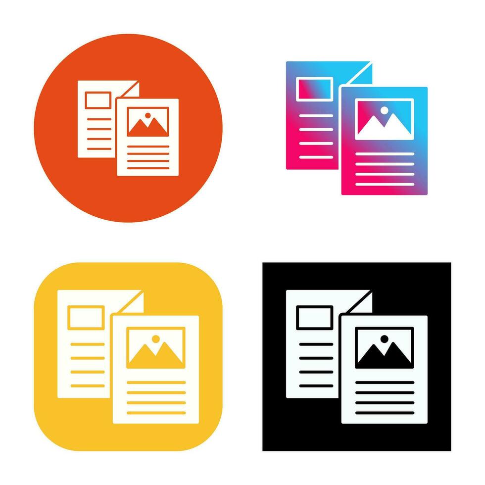 Brochure Vector Icon