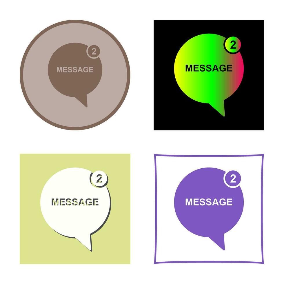 Message Bubbles Vector Icon