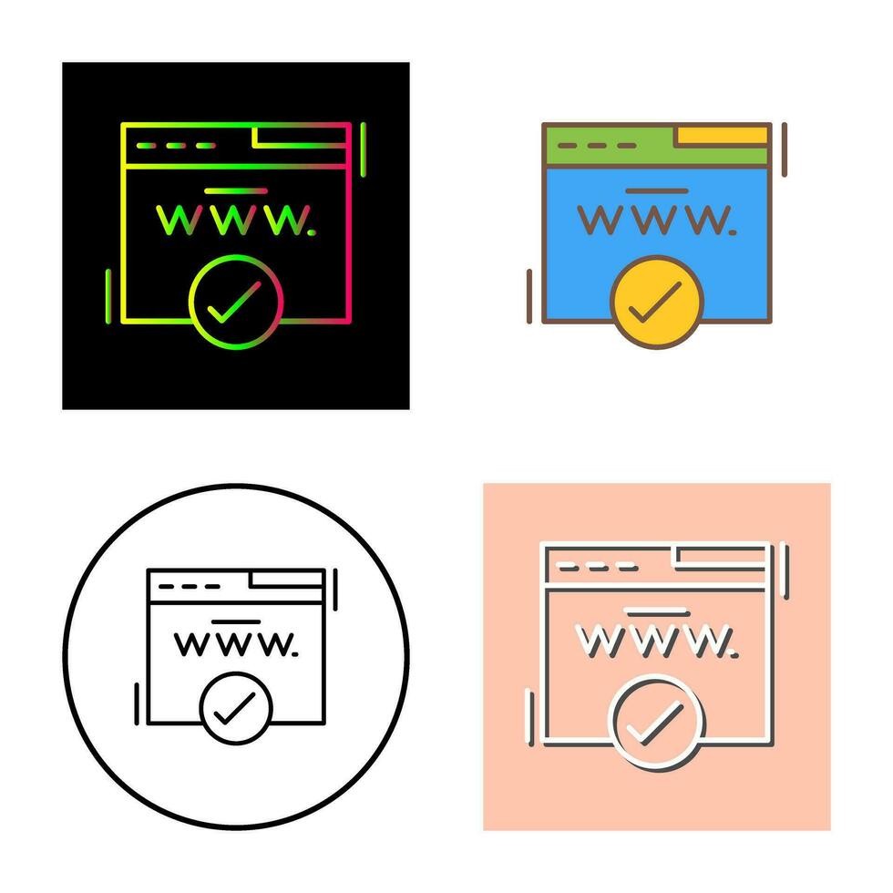 Domain Vector Icon