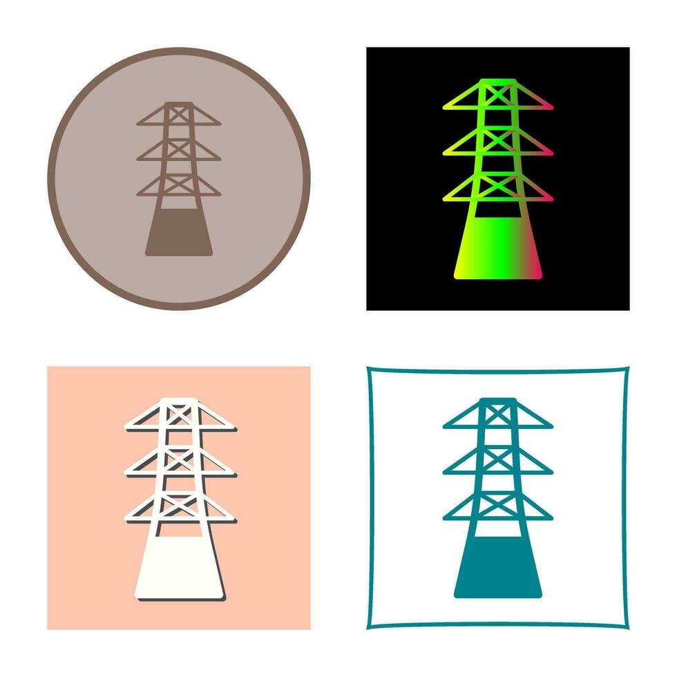 icono de vector de torre única