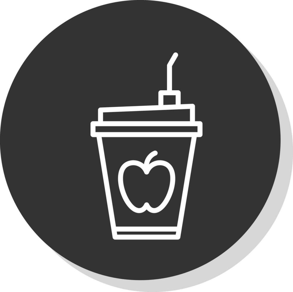 Fruit Smoothie Vector Icon Design