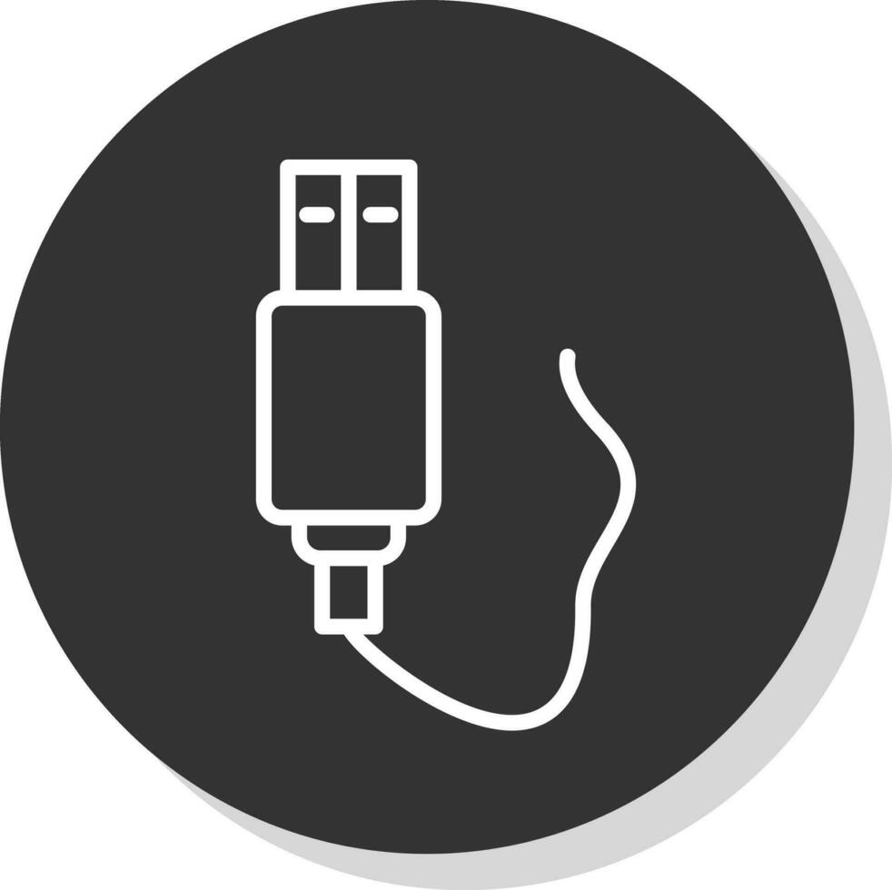 Usb charger Vector Icon Design