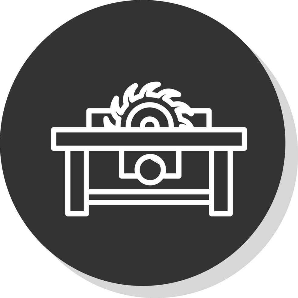 Table saw Vector Icon Design