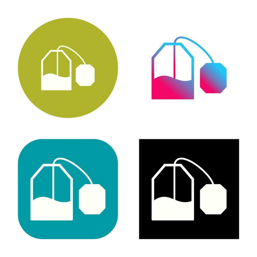 Tea Bag Vector Icon
