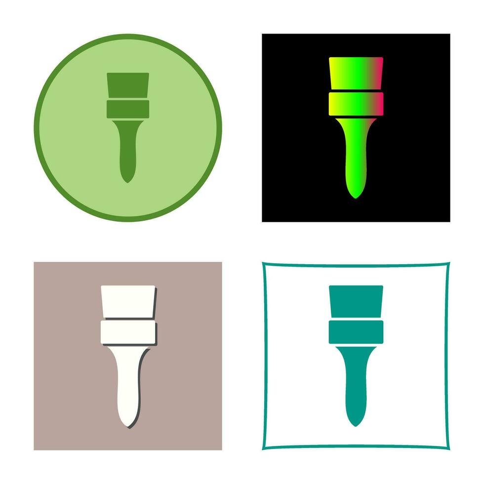 Unique Brush Vector Icon