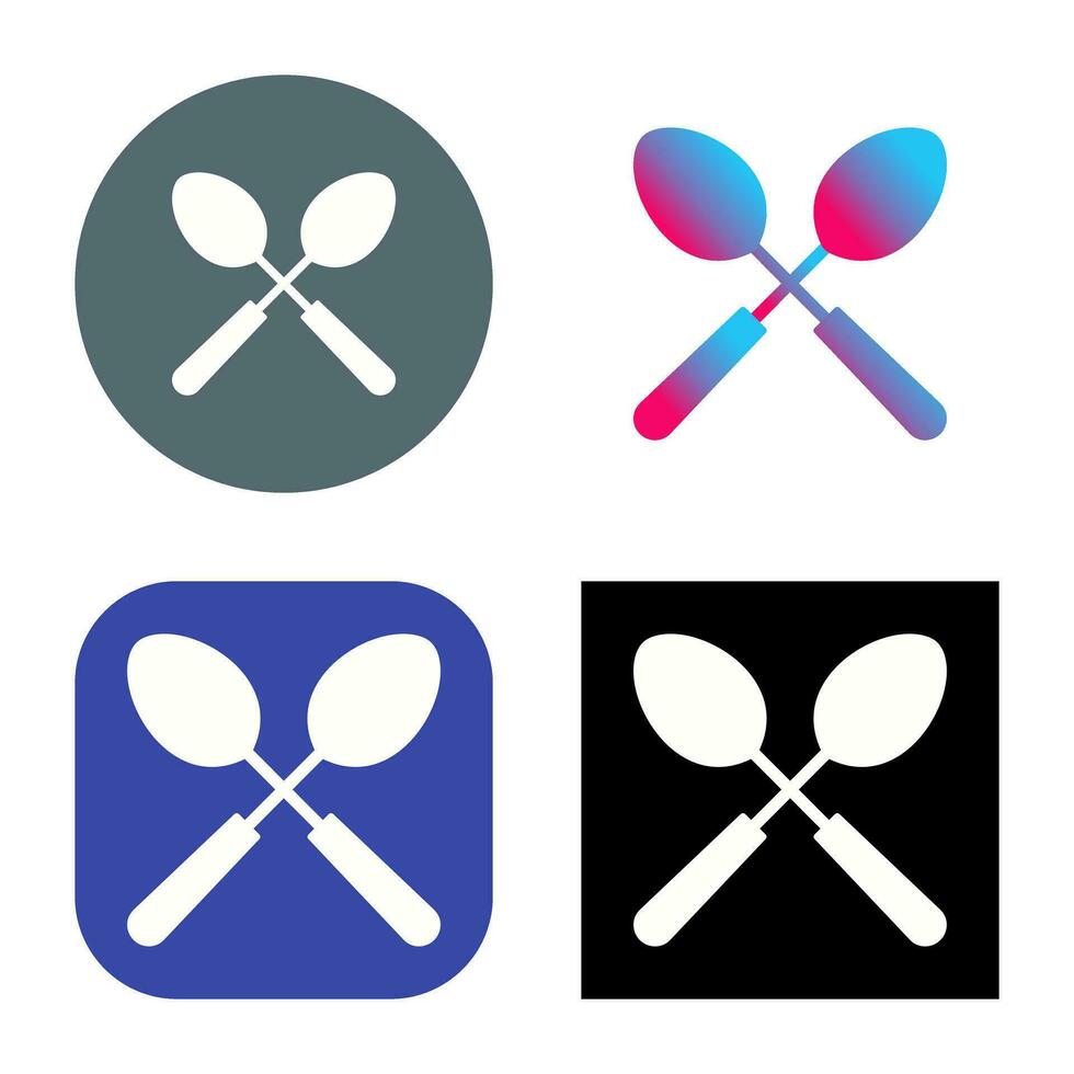 Spoons Vector Icon