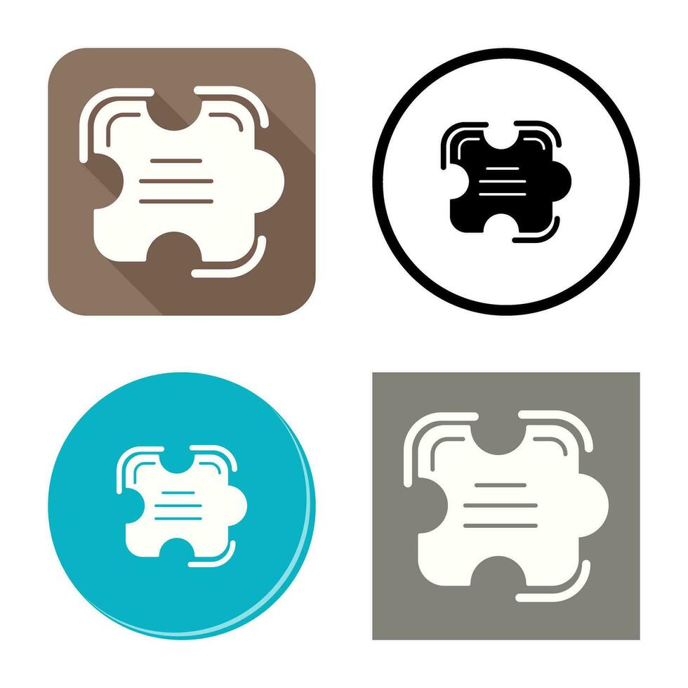 Puzzle Vector Icon