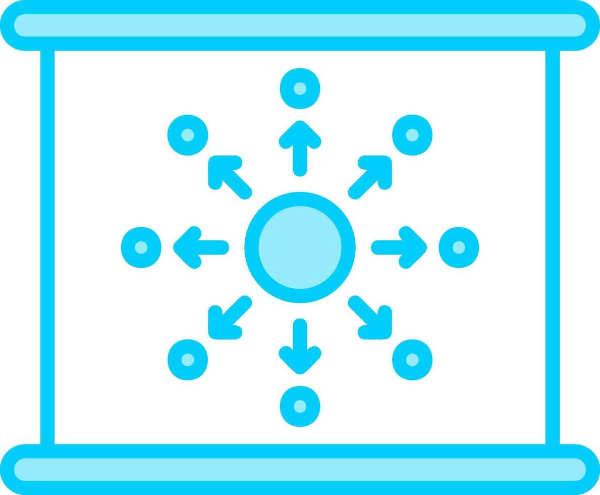 Diffusion Vector Icon