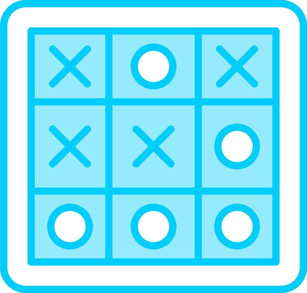Tic Tac Toe Vector Icon