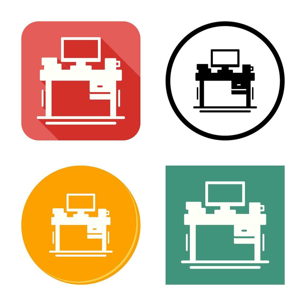 Desk Vector Icon