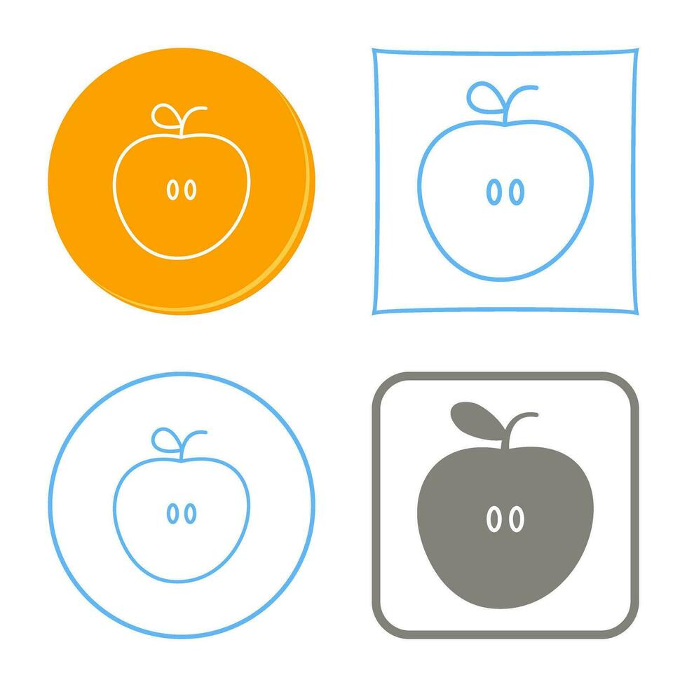 icono de vector de manzanas