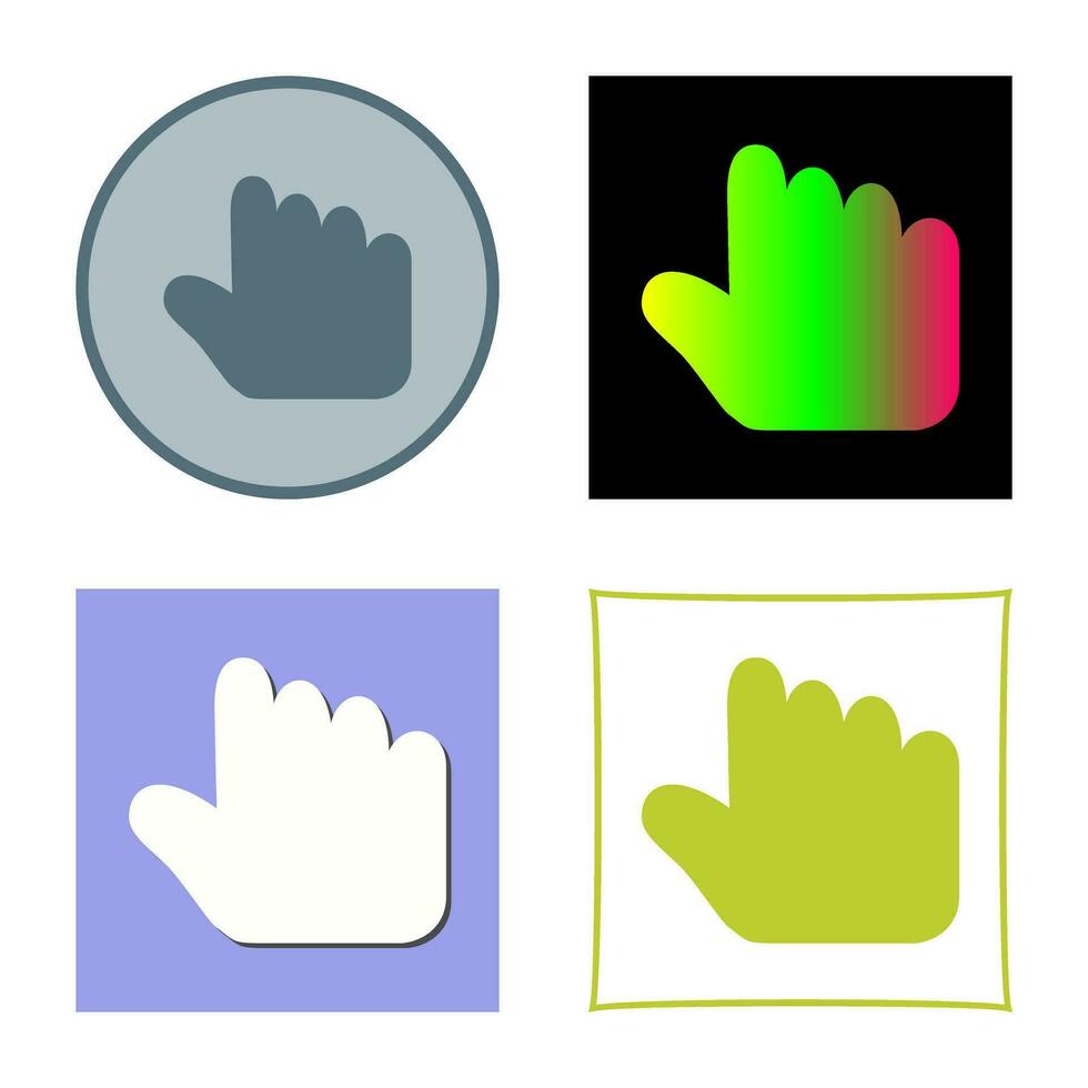 Unique Hold Vector Icon