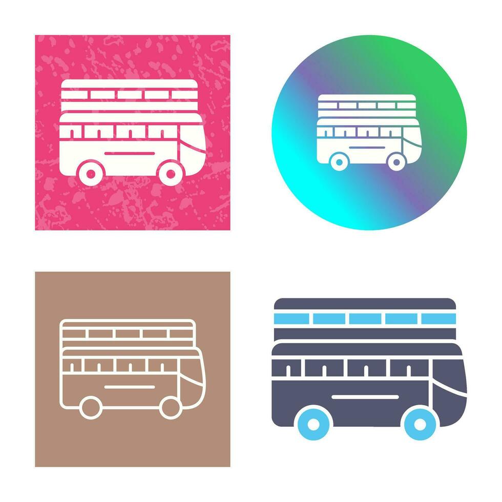 Double Bus Vector Icon