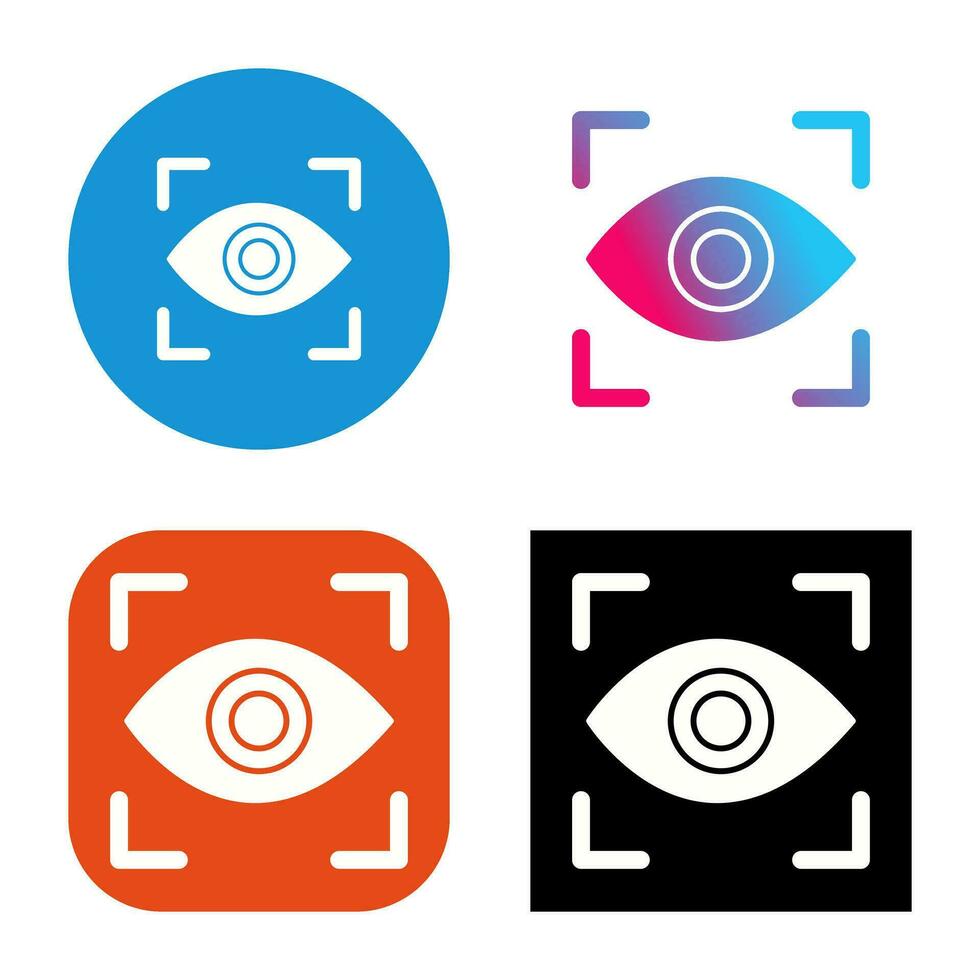 Eye Scan Vector Icon