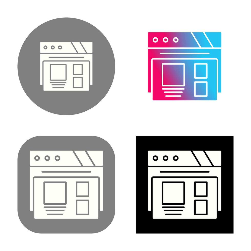 Layout Vector Icon