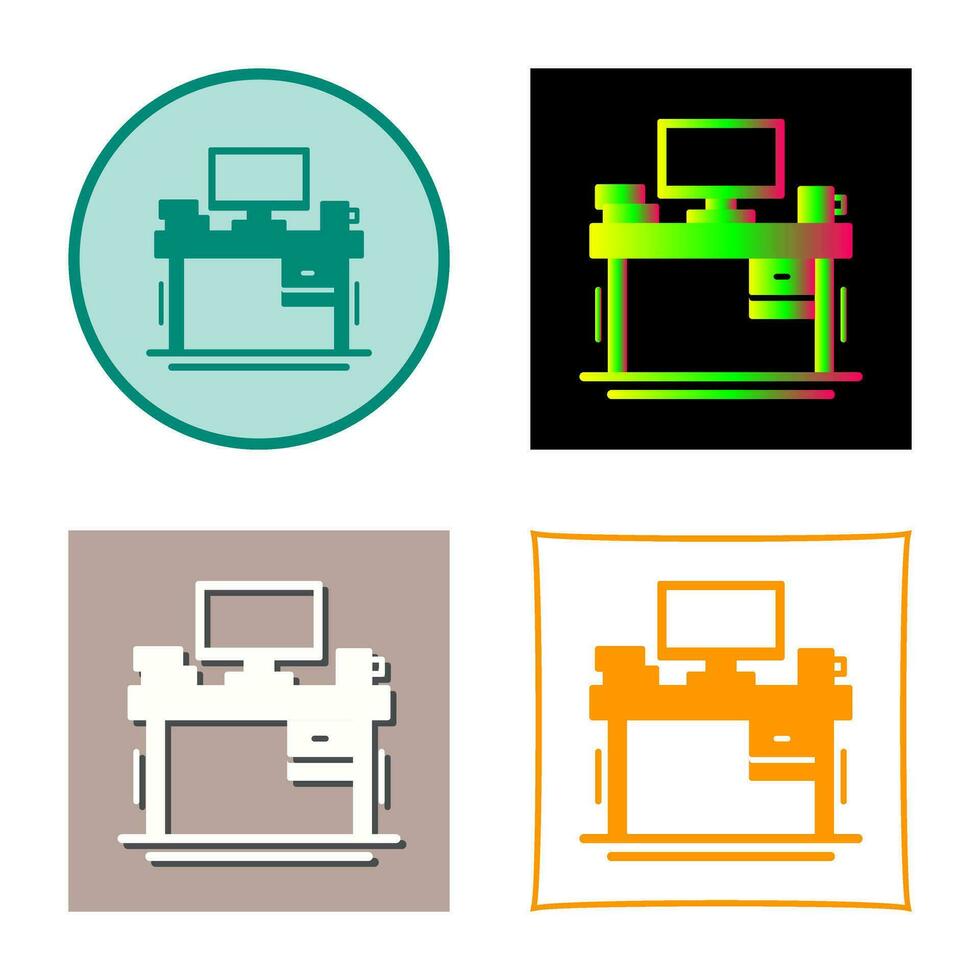 Desk Vector Icon