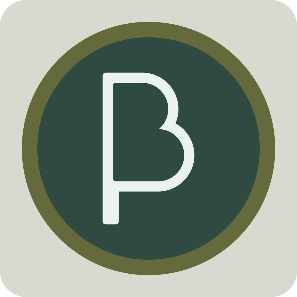 Beta Vector Icon