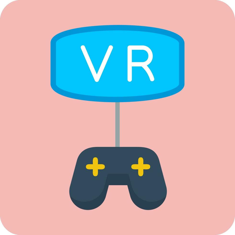 vr juego vector icono