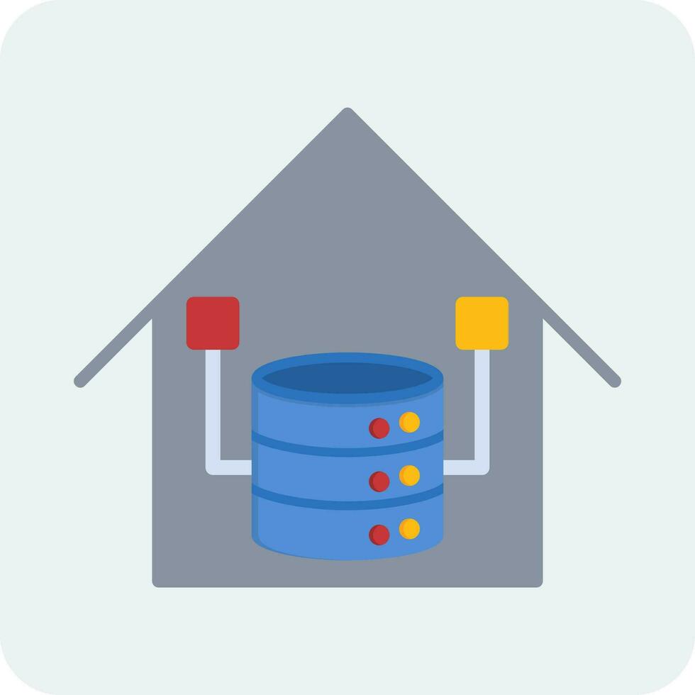 Data Warehouse Vector Icon