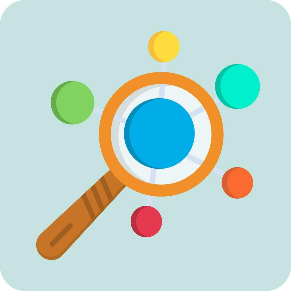 Network Analysis Vector Icon