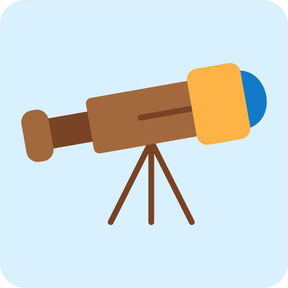 icono de vector de telescopio