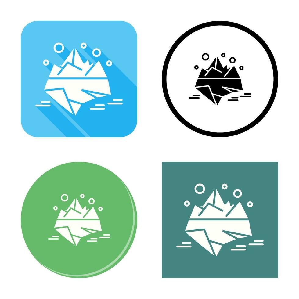 Iceberg Vector Icon