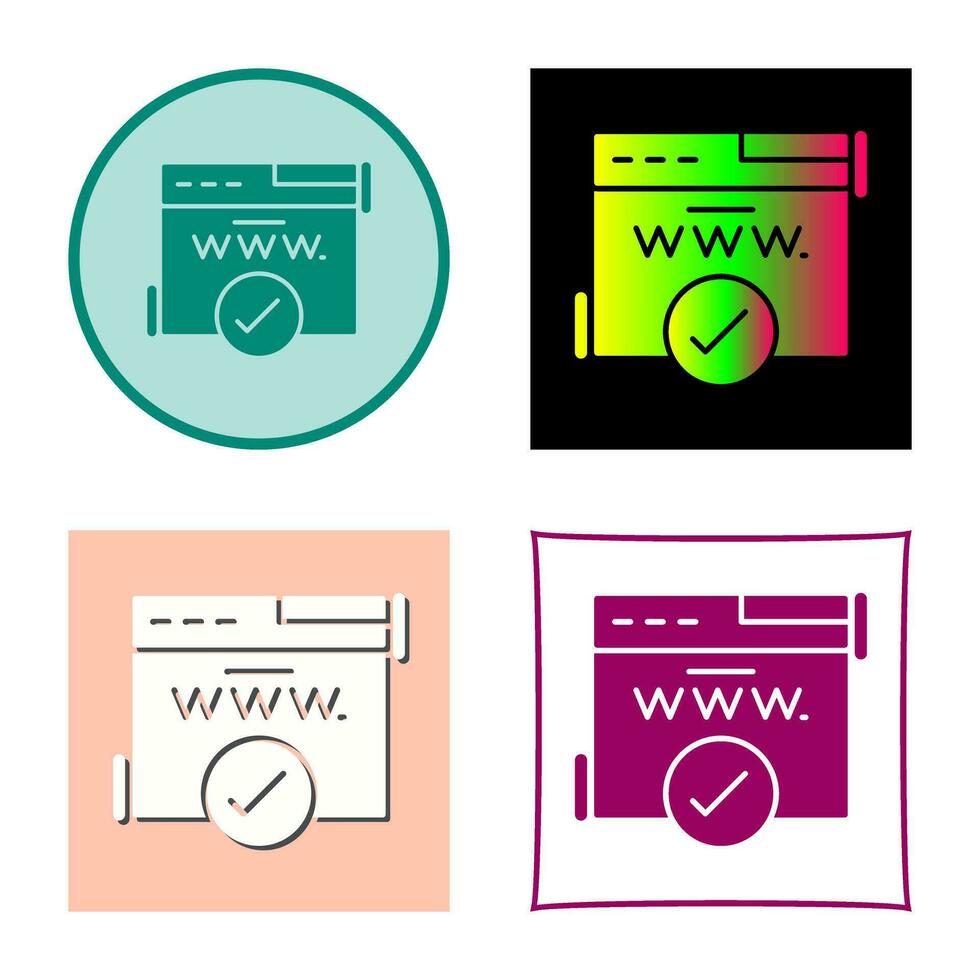 Domain Vector Icon