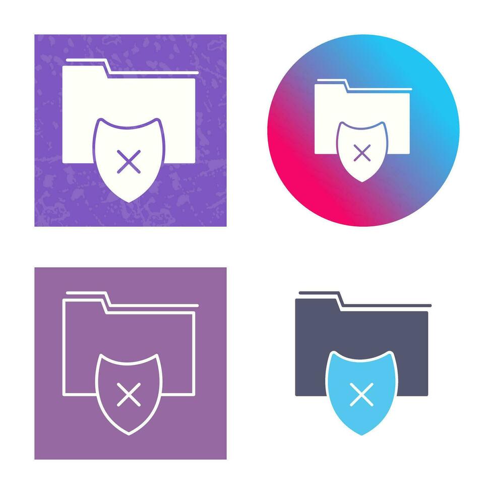 Vulnerable Folder Vector Icon