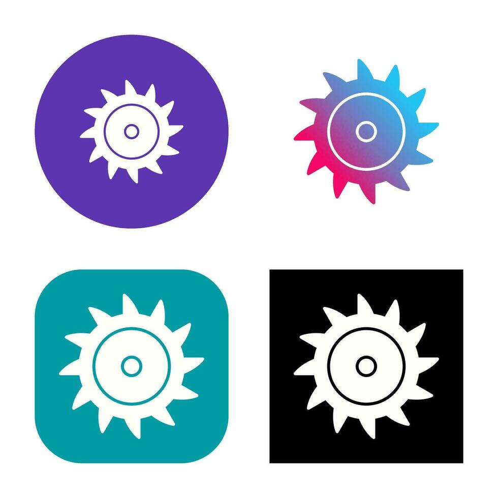 Saw Blade Vector Icon