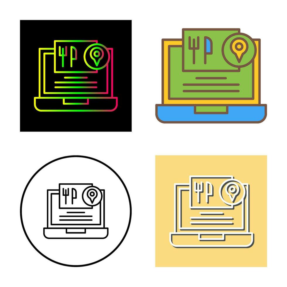 Food Delivery Vector Icon