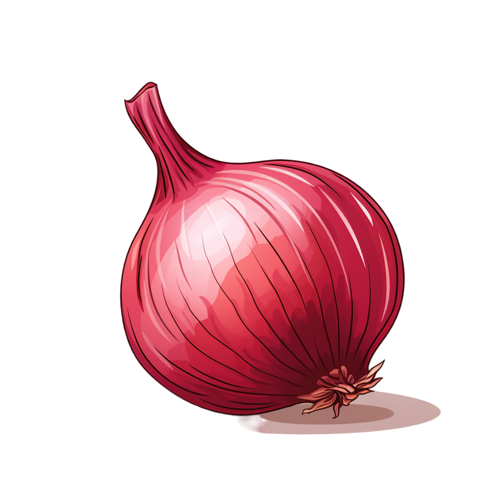 Red onion ai generative 30948992 PNG