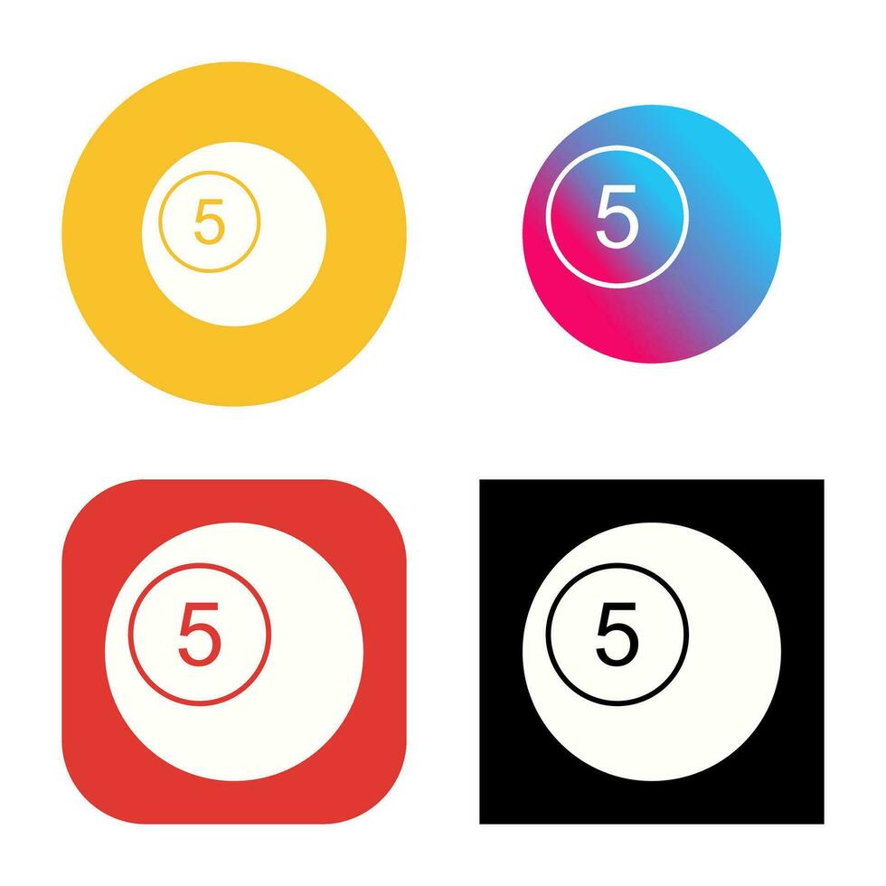 Pool Balls Vector Icon