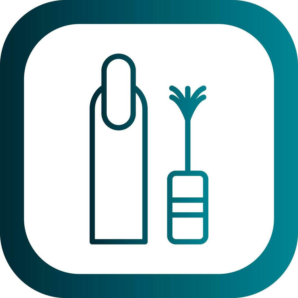 Nail Polish Vector Icon Design