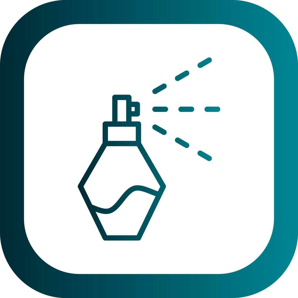 Perfume Bottle Vector Icon Design