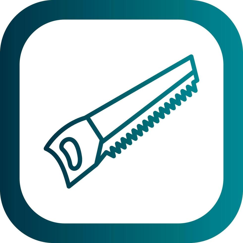 Hand saw Vector Icon Design