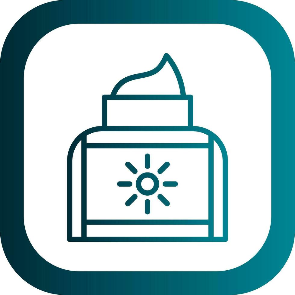 Sunscreen Vector Icon Design