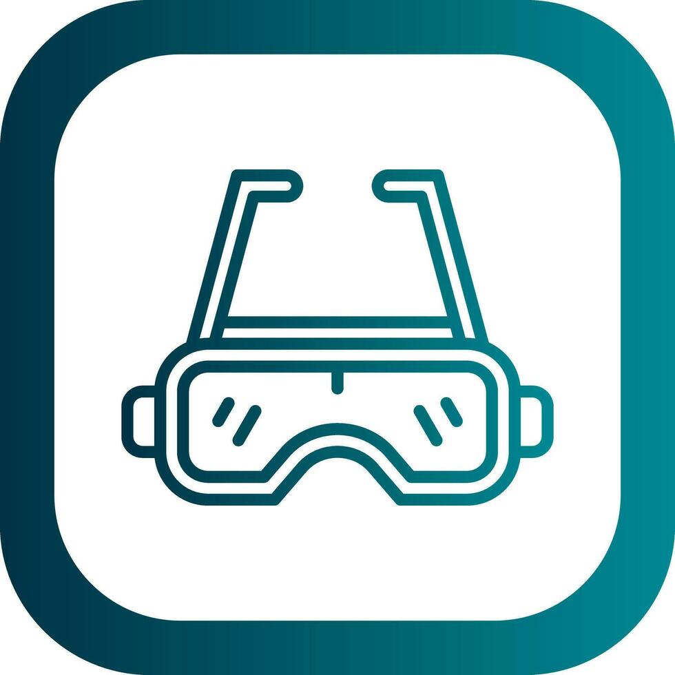 Safety googles Vector Icon Design
