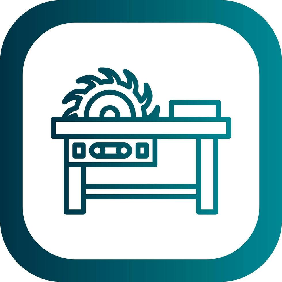 Saw machine Vector Icon Design