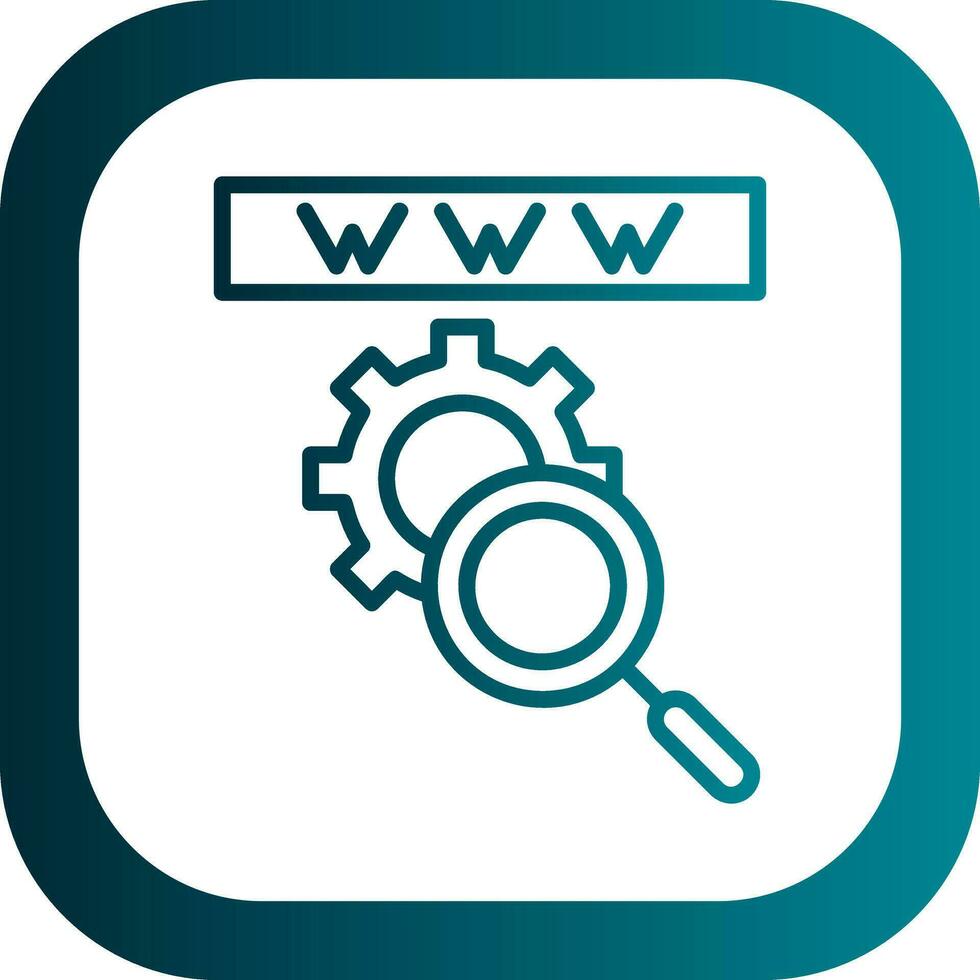 Search Engine Vector Icon Design