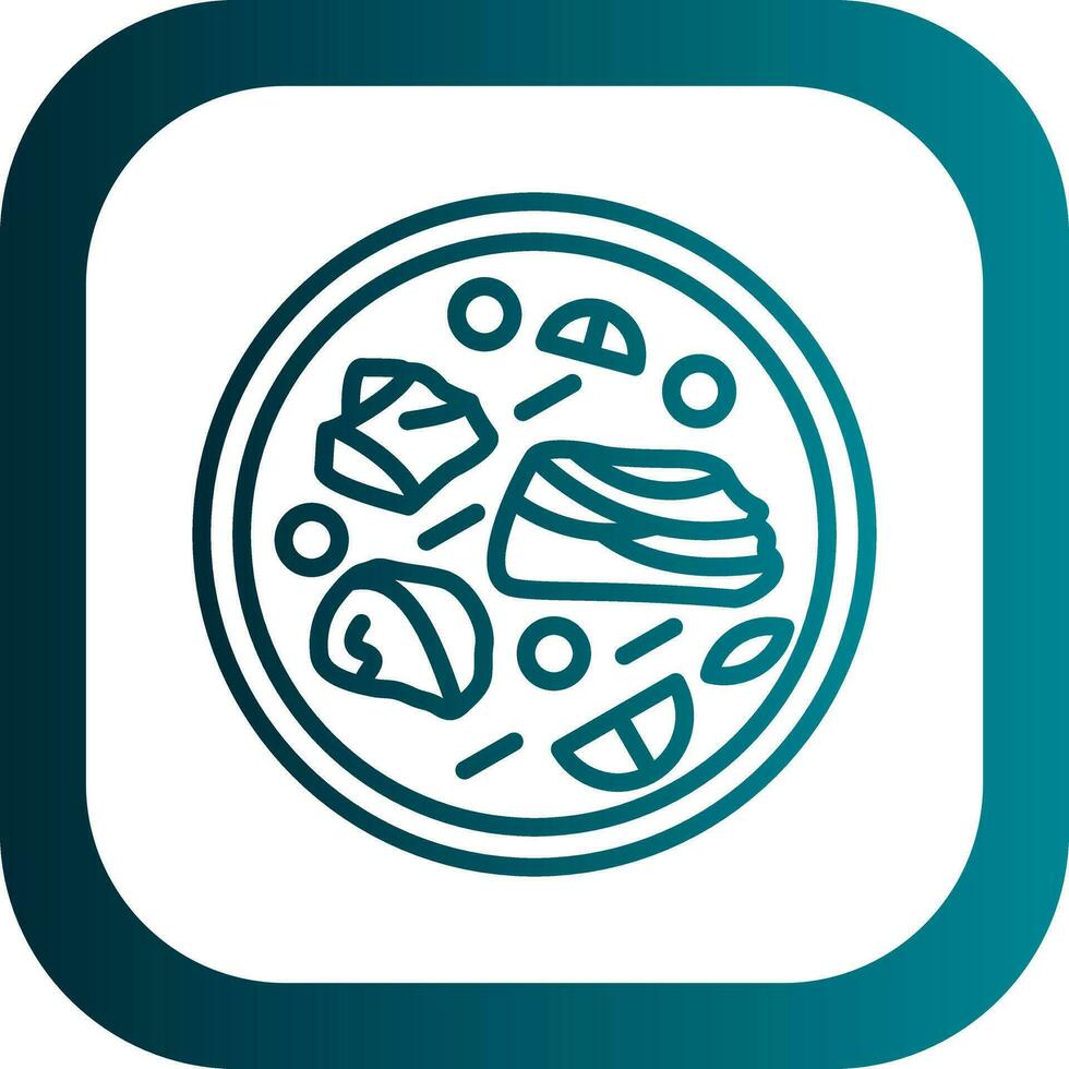 Beef Stew Vector Icon Design