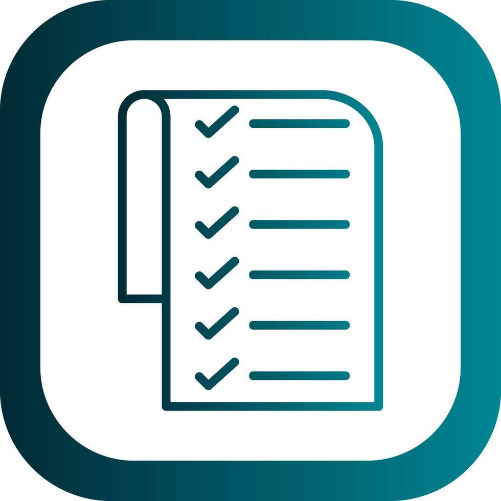 Checklist Vector Icon Design