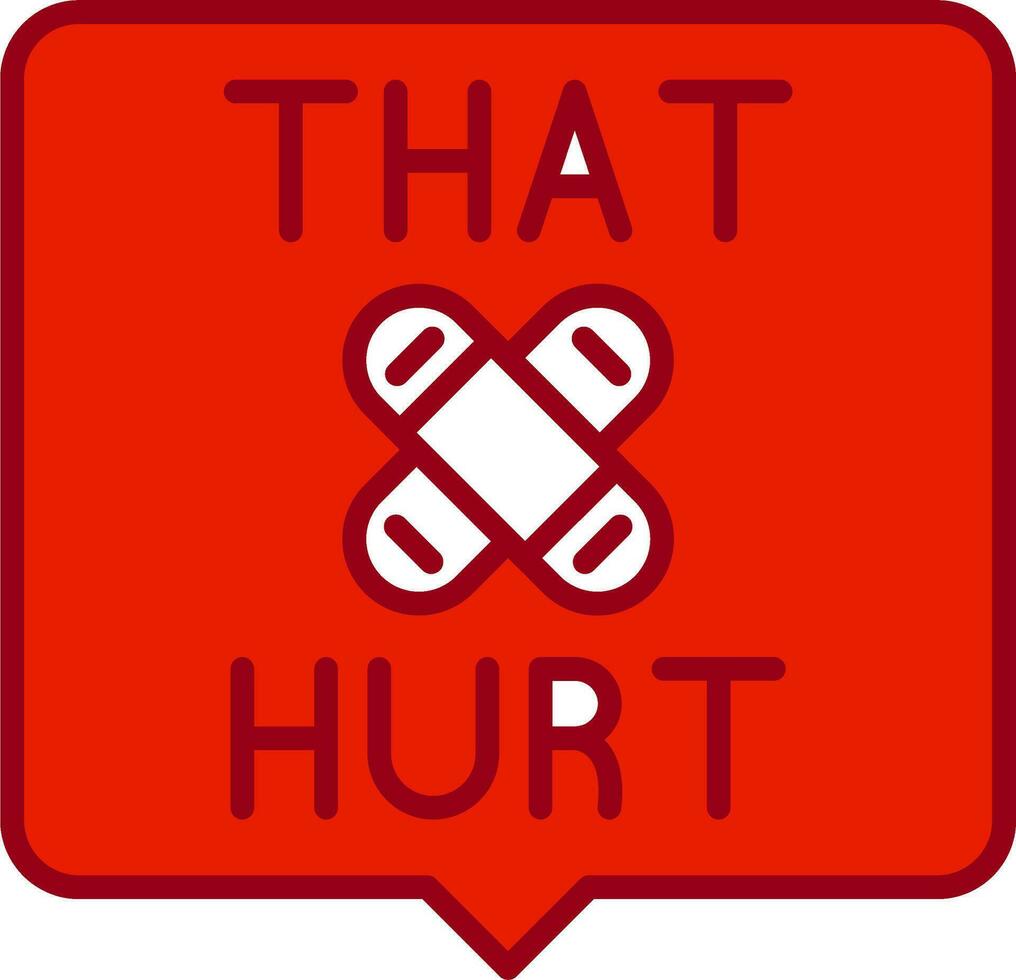 That Hurts Vector Icon