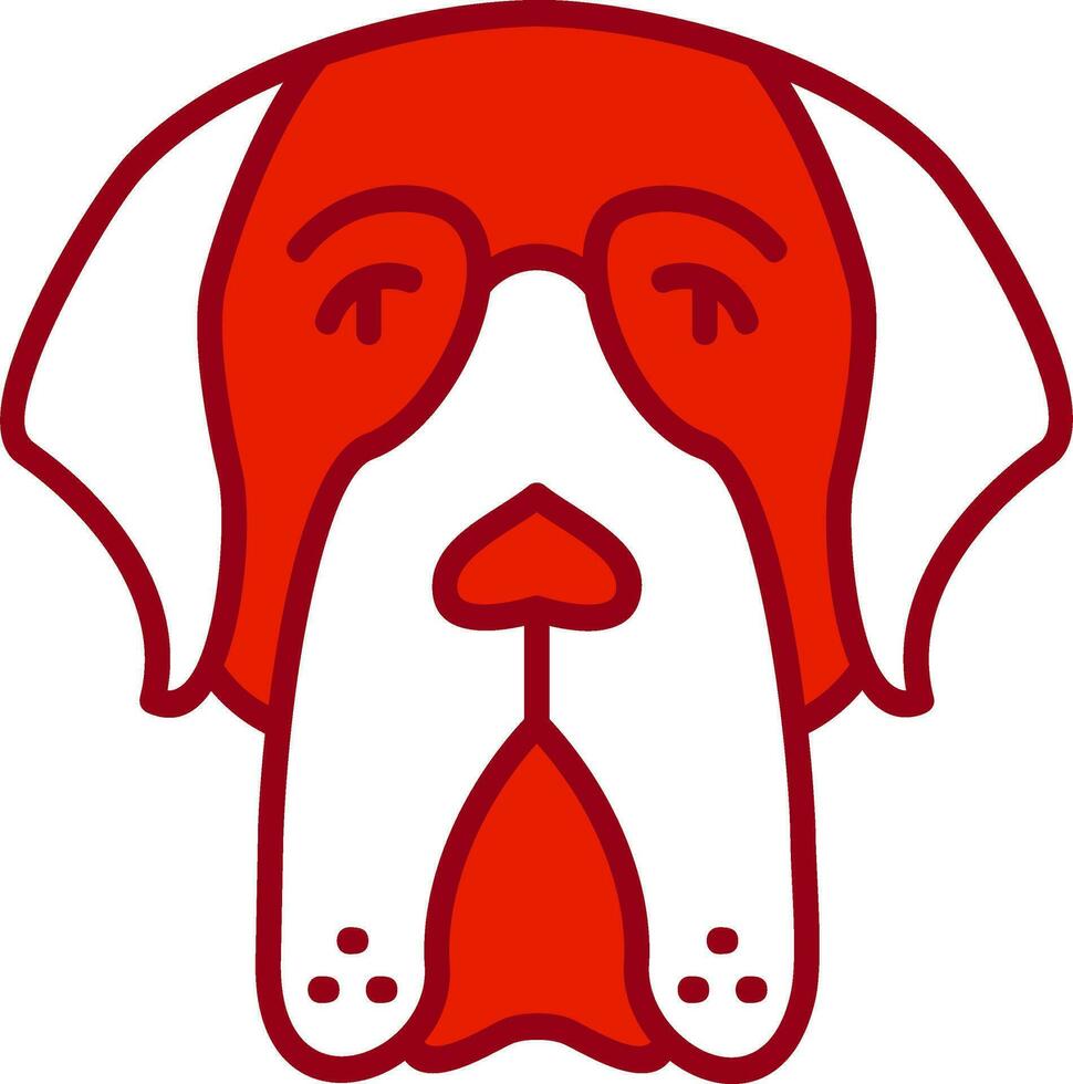 Saint Bernard Vector Icon