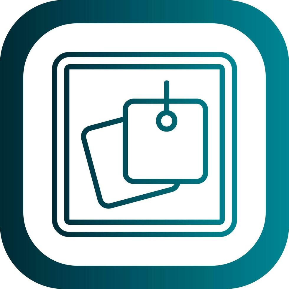 Sticky Notes Vector Icon Design