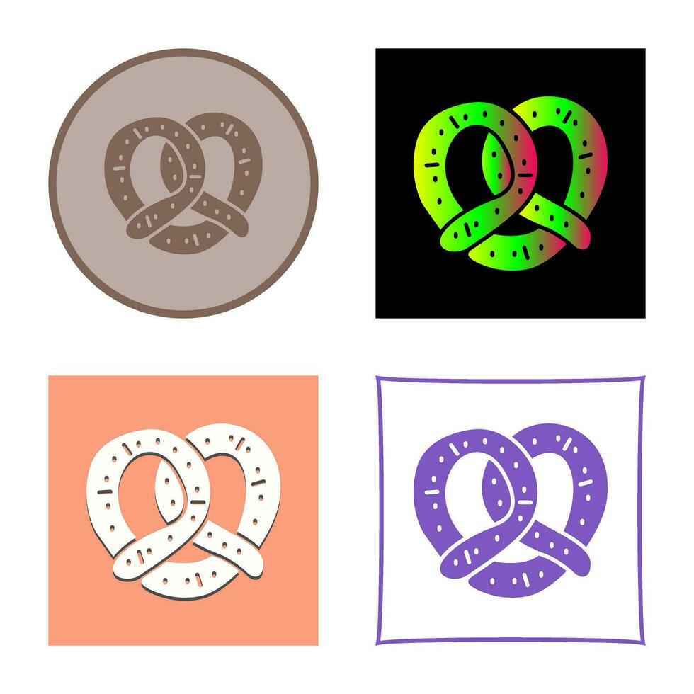 Pretzel Vector Icon