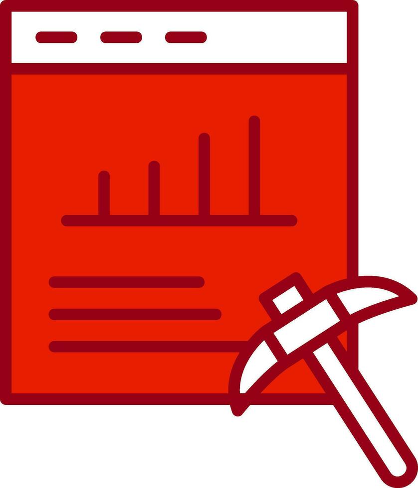 Data Mining Vector Icon