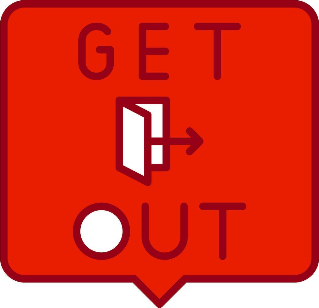 Get Out Vector Icon