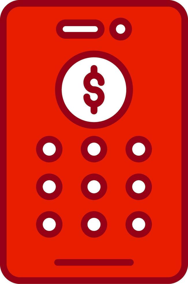Banking Pin Code Vector Icon